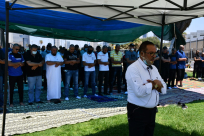 فيديو: خطبة وصلاة الجمعة في خيمة الاعتصام أمام مقبرة الاسعاف بيافا